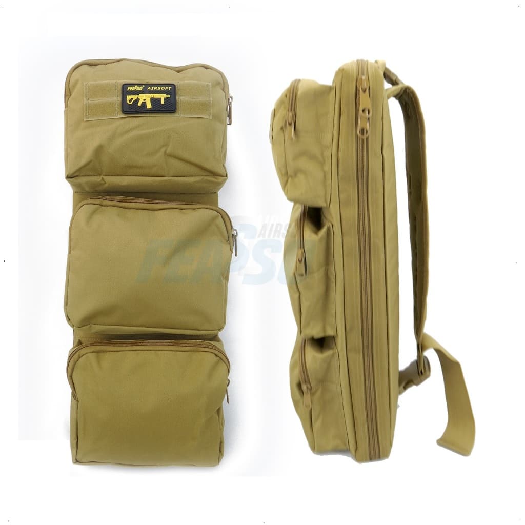 Case De Transporte Maleta Para equipamento Curta com ate 60Cm Bolsa Pdw - Coyote